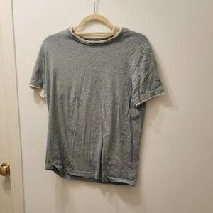 Denim & Flower Men's Light Green T-Shirt Small Short Sleeve